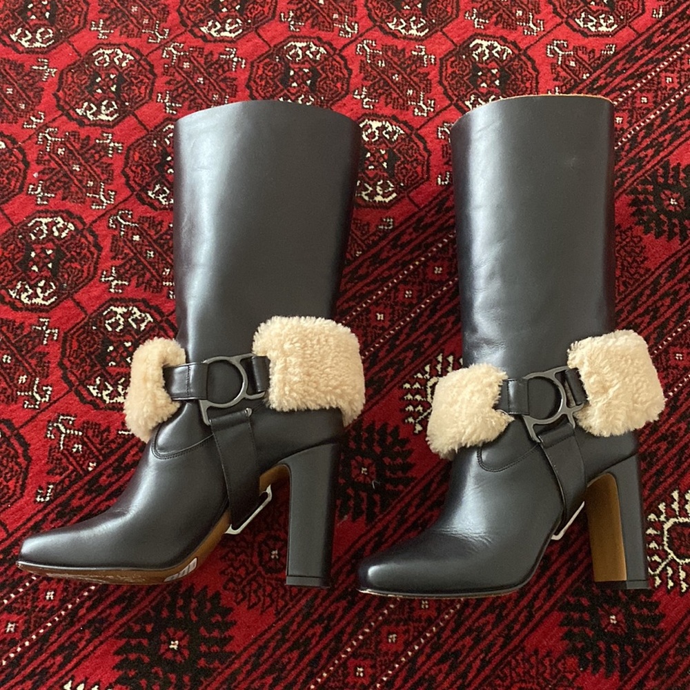 Off-White Leather Riding Boots “For Riding” - Picture 8 of 16